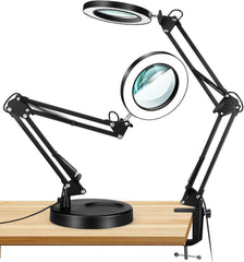 TOBEGIGA namizna lupa z led svetilko - 10x povečevalno steklo