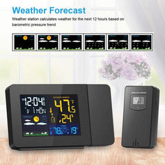 VORRINC brezžična vremenska postaja z radijem in zunanjim senzorjem merjenja temperature in vlage