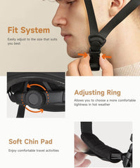 FINDWAY kolesarska čelada za kolesarjenje, e-skuter, e-kolo in rolanje - L