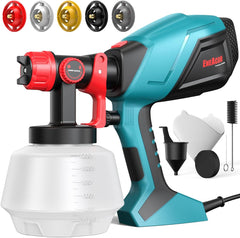 ENEACRO 700 W set s pištolo za barvanje s 1200 ml posodo in 5 šobami