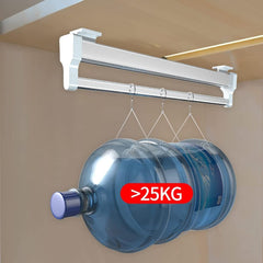 Raztegljiva bela oblačilna palica 447 mm