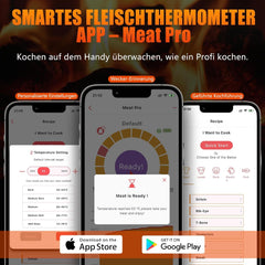 UNIKUCH Brezžični digitalni termometer za meso z aplikacijo