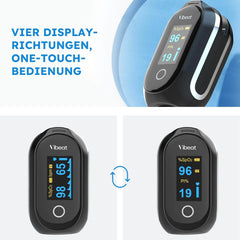 VIBEAT Bluetooth pulzni oksimeter z neprekinjim spremljanjem SpO₂