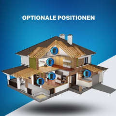 BELL4U  brezžični zvonec brez baterij z 4 sprejemniki in 51 melodijami