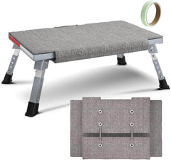 GARDTECH Zložljiva aluminijasta stopnica s preprogo