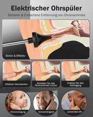 HOMMIE električni odstranjevalec ušesnega masla