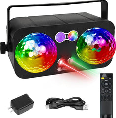 POCRSRET 6-v-1 disko LED svetlobna krogla za zabave