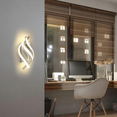 COMELY spiralna LED stenska svetilka - 4500 K