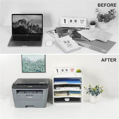 PAG 4-delni lesen namizni organizator