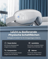 BOB AND BRAD masažer za oči s toplotno in hladilno terapijo in glasbo