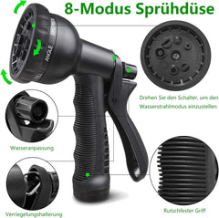 CHAOHUA raztegljiva vrtna cev z 8-funkcijsko pršilno šobo - 30m