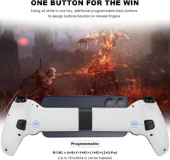 JOSO brezžični igralni krmilnik za iPhone/iPad/Android/PC/Switch/PS4 - bela