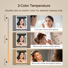 ANTENLICHT kozmetično ogledalo z LED osvetlitvijo