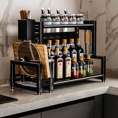 DEVESANTER Dvonadstropno kovinsko stojalo za začimbe