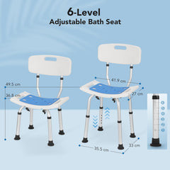 CAREBODA ergonomski tuš stol z nastavljivo višino