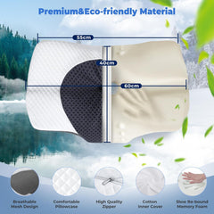 SAHEYER ergonomski ortopedski vzglavnik iz spominske pene