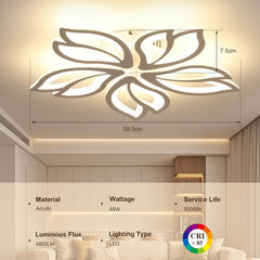 OTREN LED sodobna zatemnljiva stropna luč z daljinskim upravljalnikom in aplikacijo