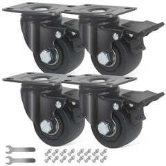 RRIUTO 65 mm nizkoprofilna industrijska transportna kolesa z nosilnostjo do 1500 kg