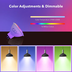 Pametna LED žarnica GU5.3 MR16 Wi-Fi, 5 W, 380 lm, 6 kos
