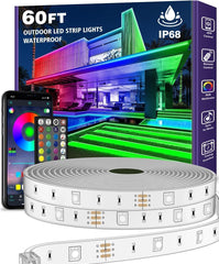 AILBTON Zunanji RGB LED Trak z upravljanjem prek aplikacije in sinhronizacijo z glasbo - 18 m