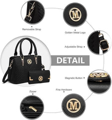 MISS LULU modna ženska torbica z denarnico