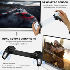 JOSO brezžični igralni krmilnik za iPhone/iPad/Android/PC/Switch/PS4 - črna