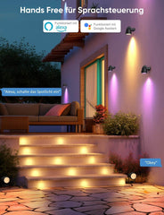 APPECK WiFi pametni vrtni reflektorji za dvorišče - komplet 6 kosov