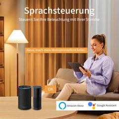 Pametna Wi-Fi LED žarnica E27, nastavljiva svetloba - 2 kosa