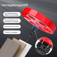 HSAWBIT HSS žaga za les s SDS Plus in šesterokotnim nastavkom