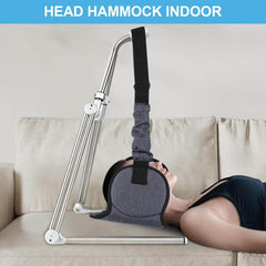 TOOGEL viseča prenosna opora za vratno trakcijo s zložljivim stojalom