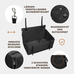 WUGLO extra stabilen avtosedež za pse do 26 kg  - velikost L