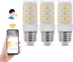 Pametna Wi-Fi LED žarnica E27, nastavljiva svetloba - 3 kosi