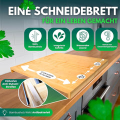 PINISI HOME 2-delni komplet bambusovih pokrovov za kuhalno ploščo