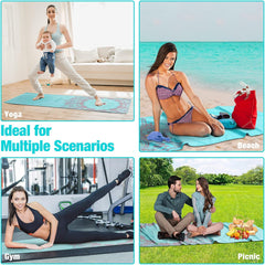 MOKO nedrseča in hitro sušeča brisača za jogo, pilates in vadbo