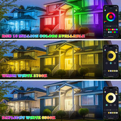 VAYALT komplet 2× 48 W LED Vodoodpornih reflektorjev z aplikacijo