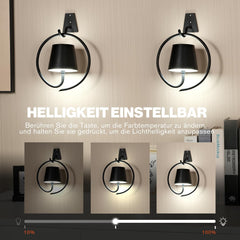 FAITHORSE Komplet 2 brezžičnih RGB stenskih svetilk