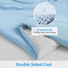 HOMFINE dvostranska hladilna odeja - 200 x 200 cm