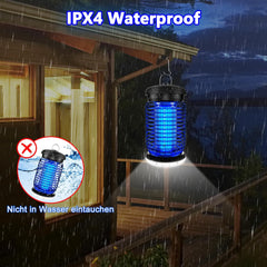 SEENLAST 4200 V vodoodporen električni uničevalec insektov s 3 m kablom in stikalom