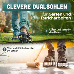 RASENKÖNIG prezračevalni čevlji za trato + nivelirni čevlji