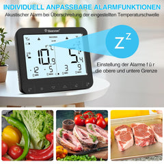 GEEVON brezžični termometer za hladilnik z 2 senzorjema