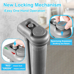 WODONDOG raztegljiva varnostna ograja za stopnice in vrata, 0–500 cm