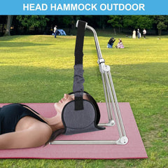 TOOGEL viseča prenosna opora za vratno trakcijo s zložljivim stojalom