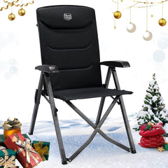 TIMBER RIDGE zložljiv kamp stol z visokim naslonom