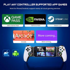 KICKDOT Brezžični igralni kontroler za iPhone / Android / Switch 1/2/OLED / iPad Mini