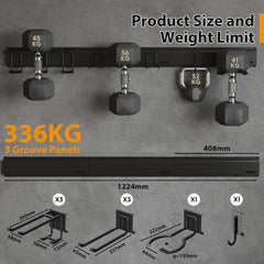 BONTEC stenski nosilec za orodje – 336 kg nosilnosti