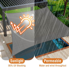 DUERER pravokotno zračno senčno jadro 3 × 4 m