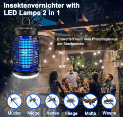 WUEAOA 4200 V električni uničevalec insektov z LED svetilko